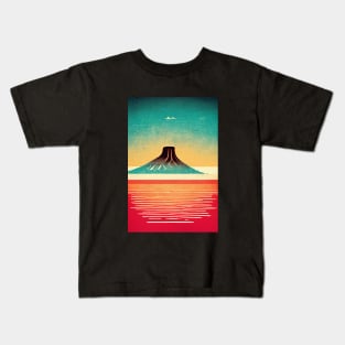 Tropical Volcano Kids T-Shirt